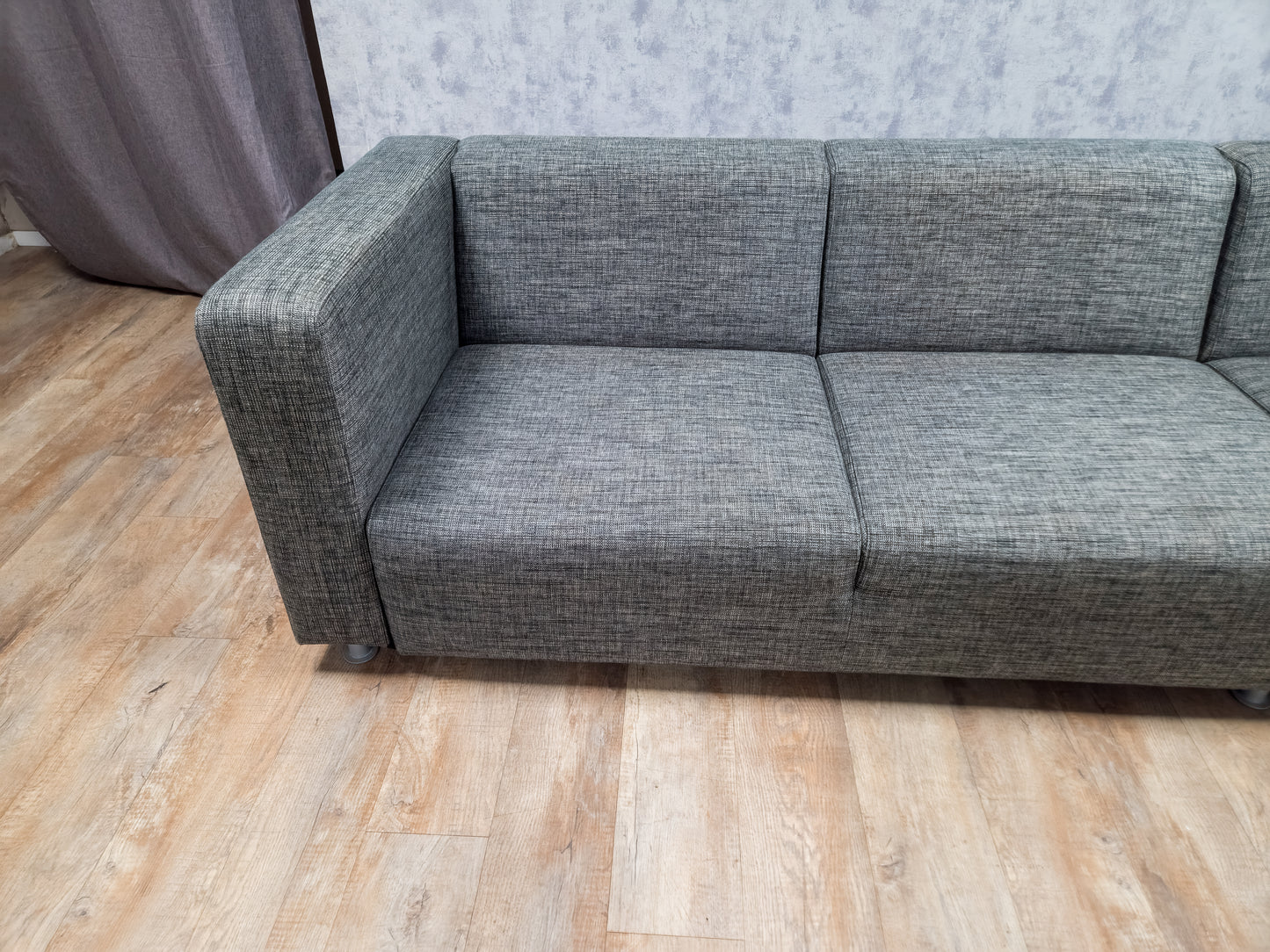 Groot Antraciet 5-Delige Hoekbank - Tijdloos Design & Comfort