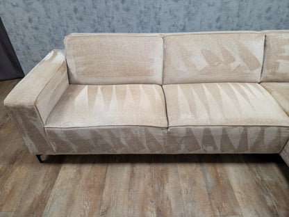 Groot Beige Hoekbank – Elegant Design met Luxe Zitcomfort