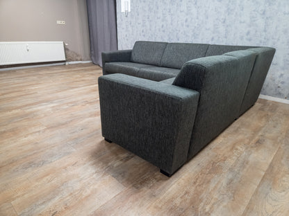 Antraciet Hoekbank – Ruim met Comfortabel Design