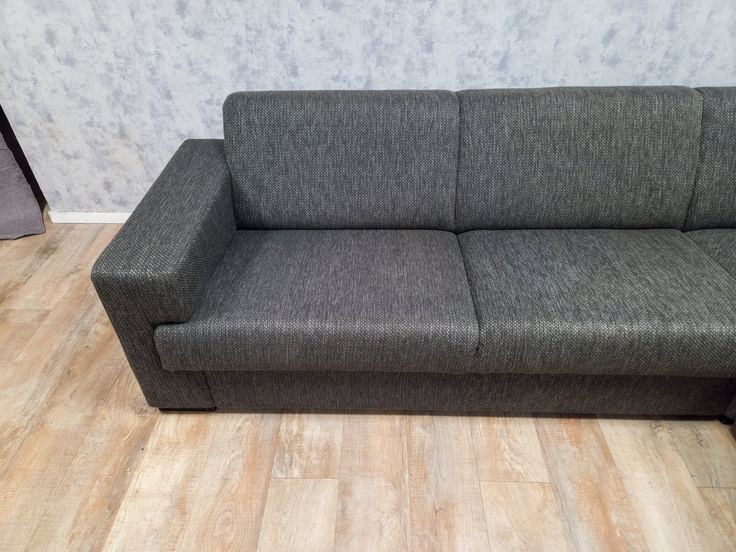 Antraciet Hoekbank – Ruim met Comfortabel Design