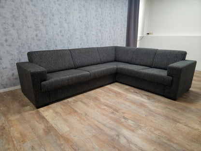 Antraciet Hoekbank – Ruim met Comfortabel Design