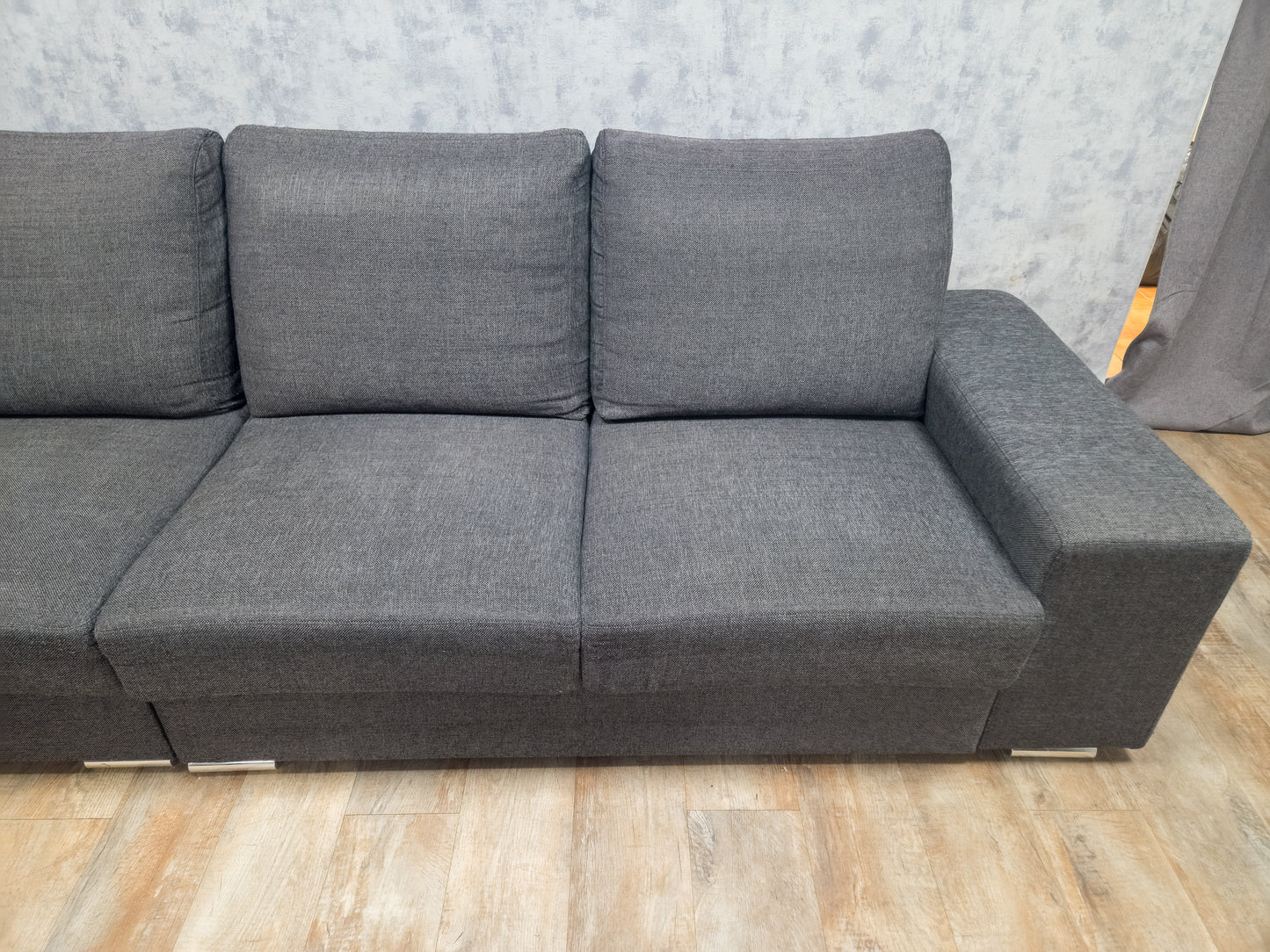 Mooi Groot Antraciet Hoekbank