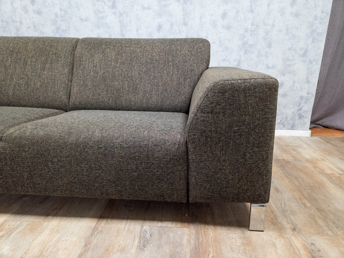 Mooi Bruin Antraciet Hoekbank 