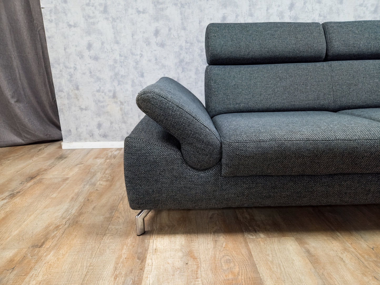 MONTEL Antraciet Hoekbank met Luxe Zitcomfort & Modern Design