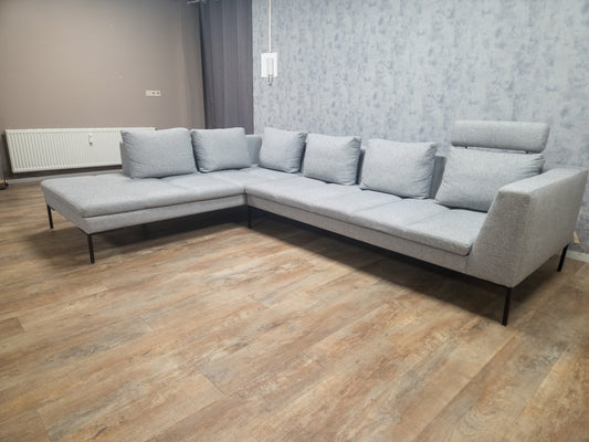 Prachtig MONTEL TRISTAN Grijs DESIGN Hoekbank