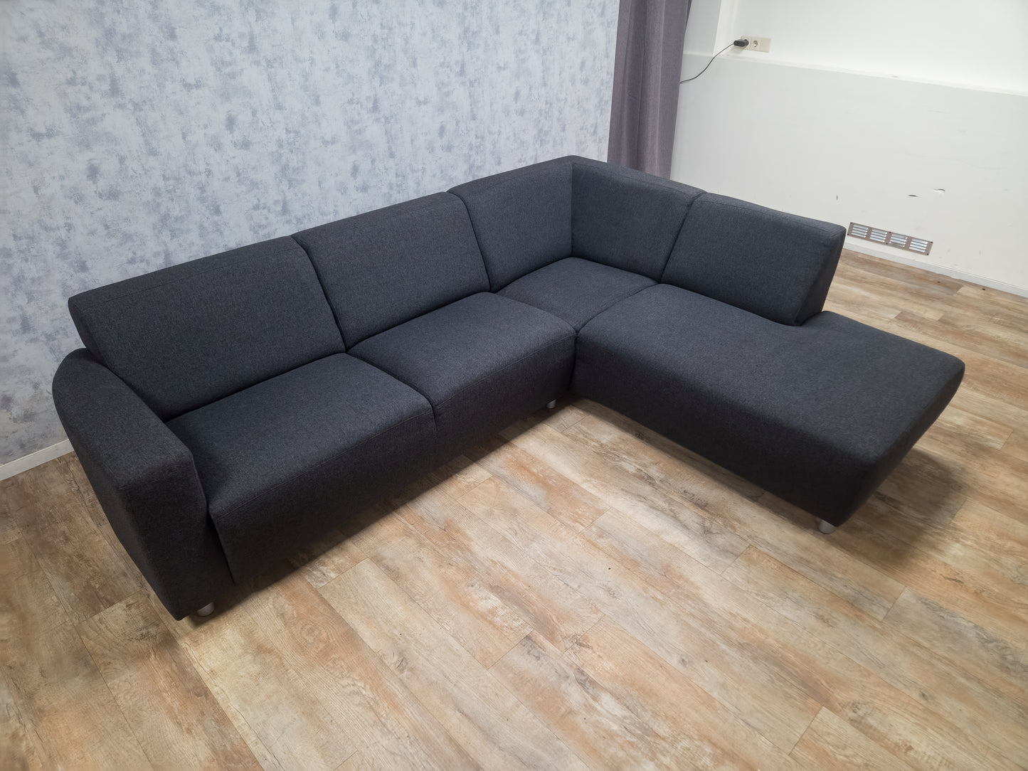 Zeer Mooi ANTRACIET Hoekbank