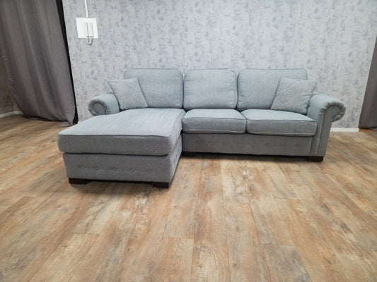 Zeer Mooi Grijs Hoekbank