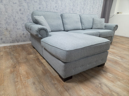 Zeer Mooi Grijs Hoekbank