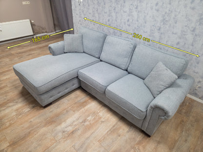 Zeer Mooi Grijs Hoekbank