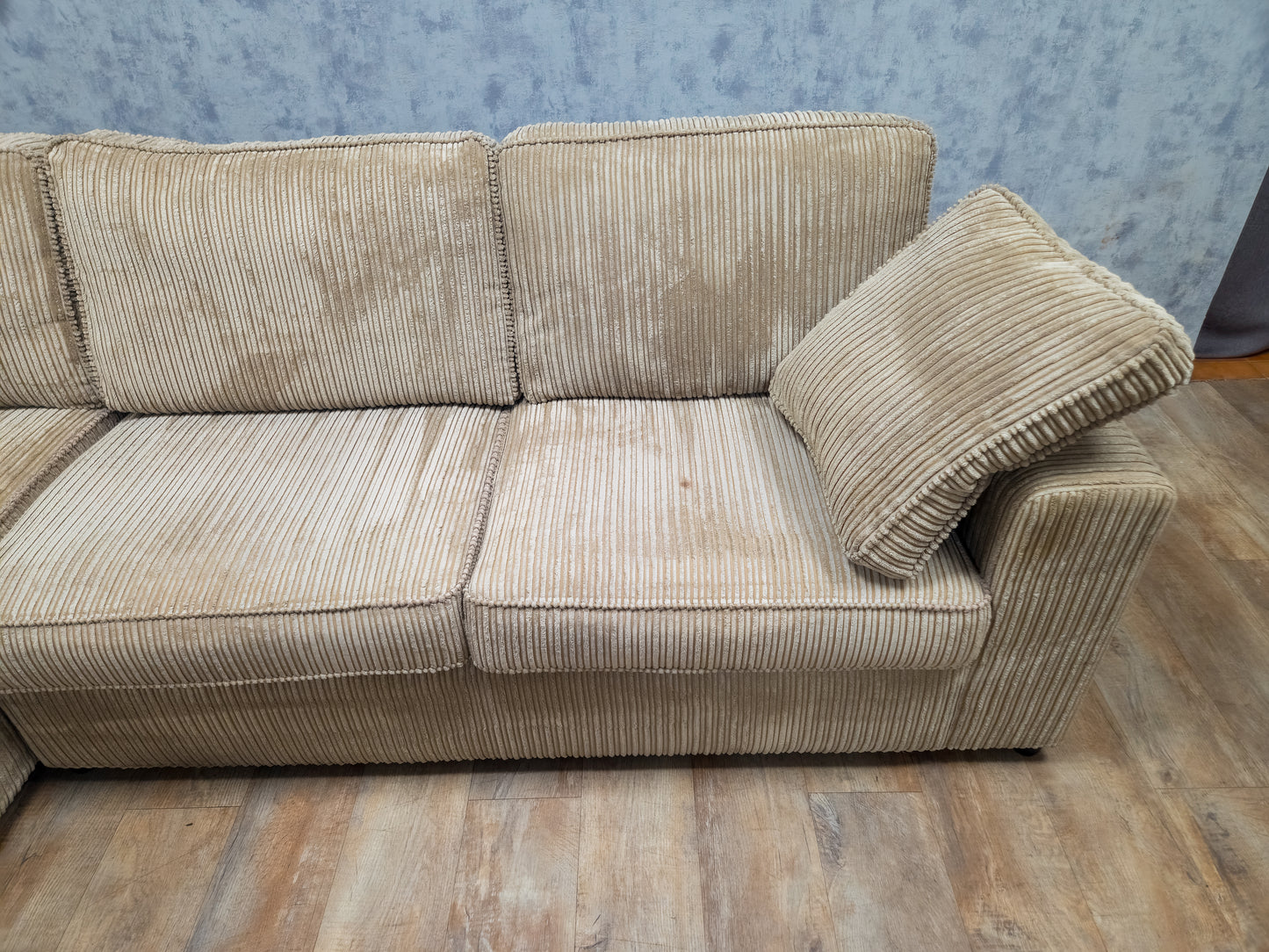 Mooi Z.G.A.N Groot BEIGE Hoekbank