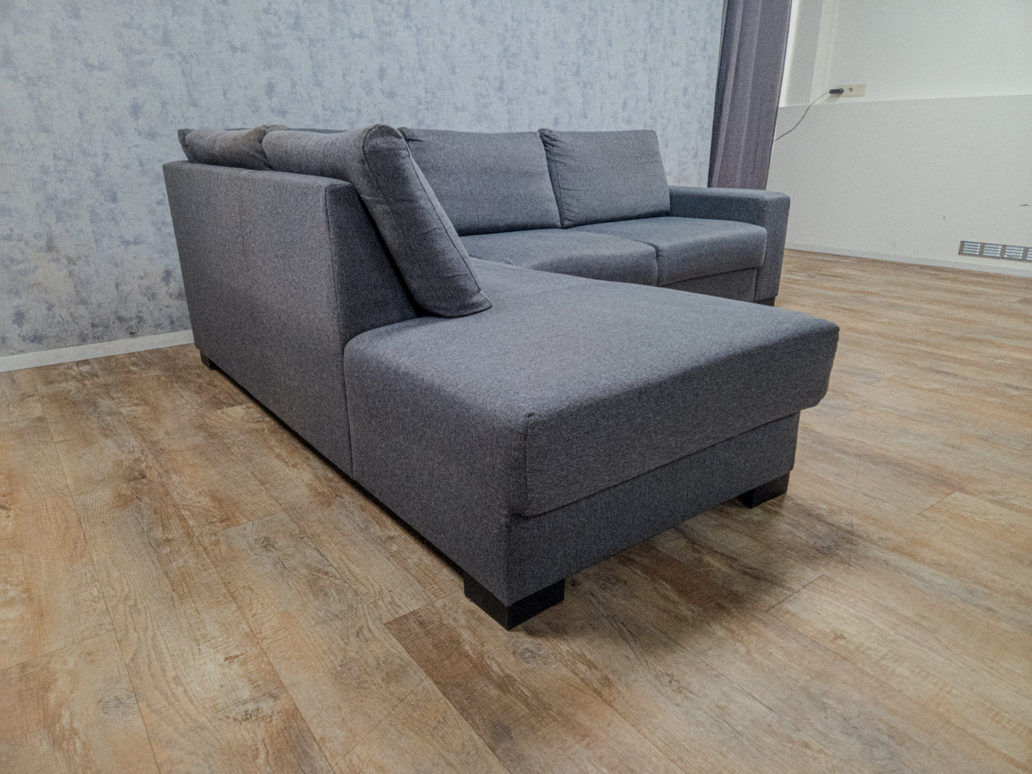 Mooi Antraciet Hoekbank