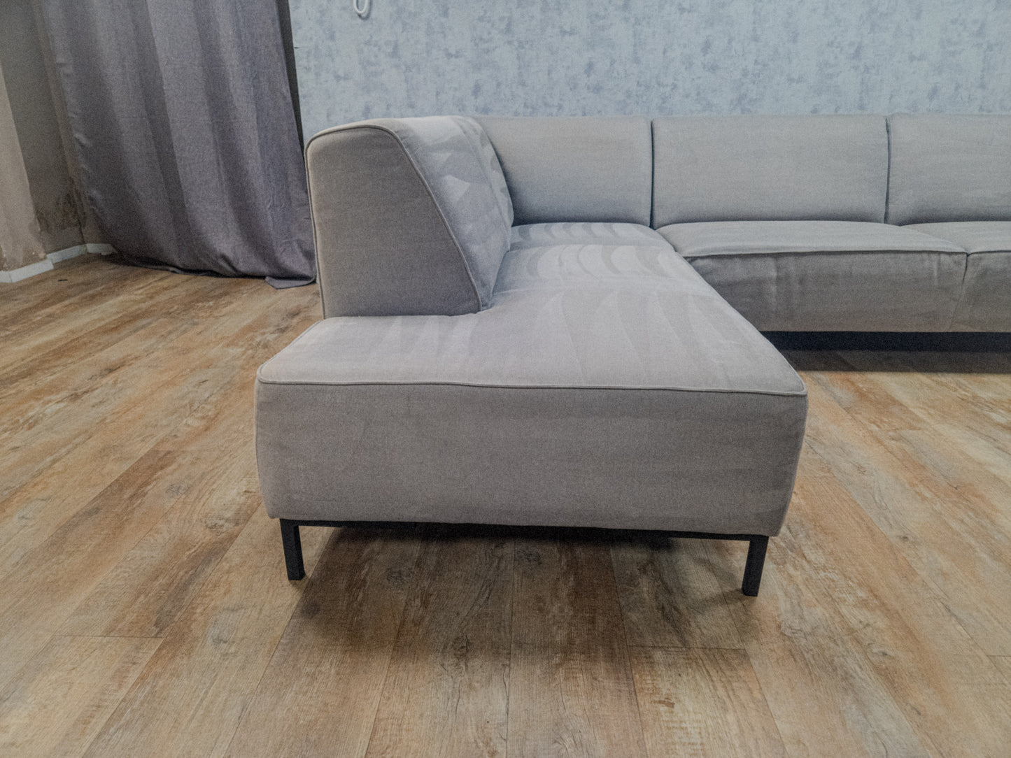 Zeer Mooi Grijs Hoekbank
