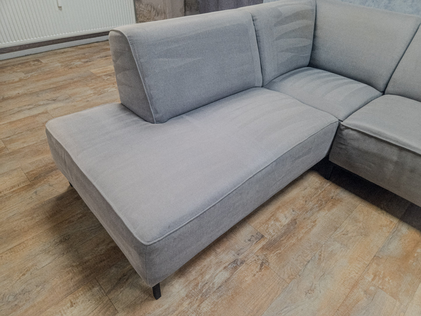 Zeer Mooi Grijs Hoekbank