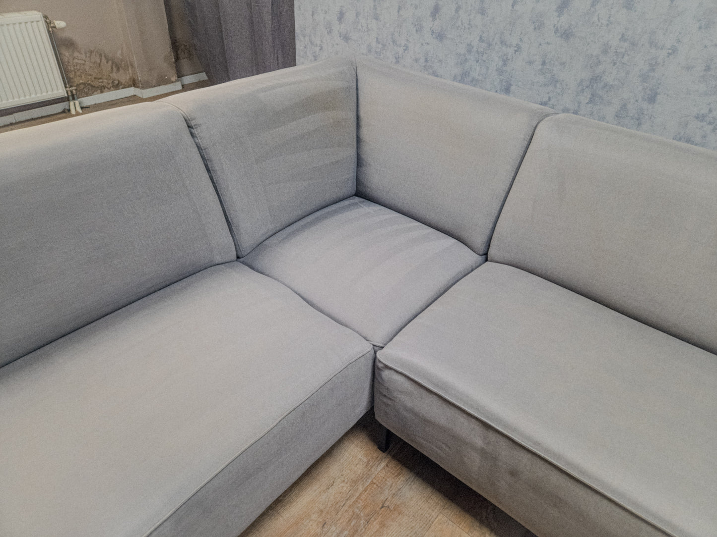 Zeer Mooi Grijs Hoekbank