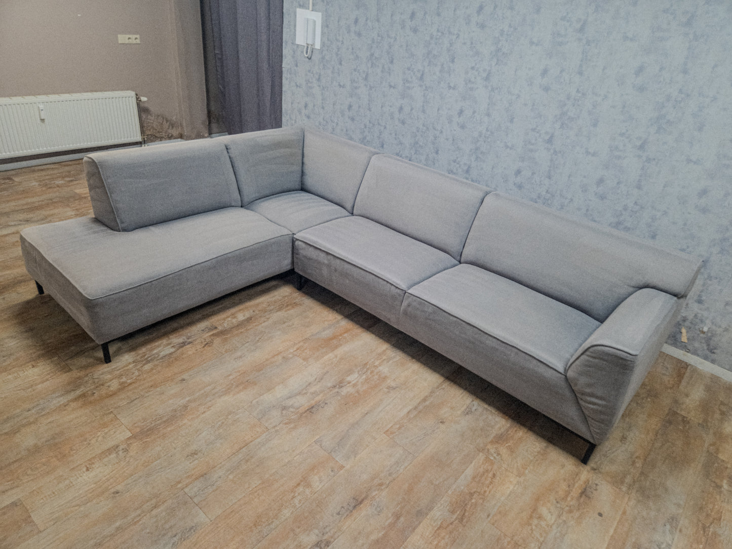 Zeer Mooi Grijs Hoekbank