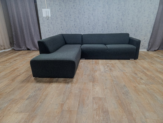 Zeer Mooi Antraciet DEISGN Hoekbank van MONTEL