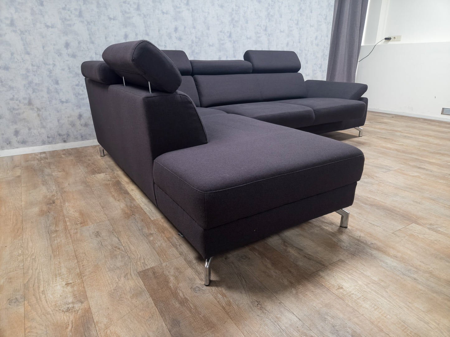 Z.G.A.N Antraciet Montel Modena Hoekbank