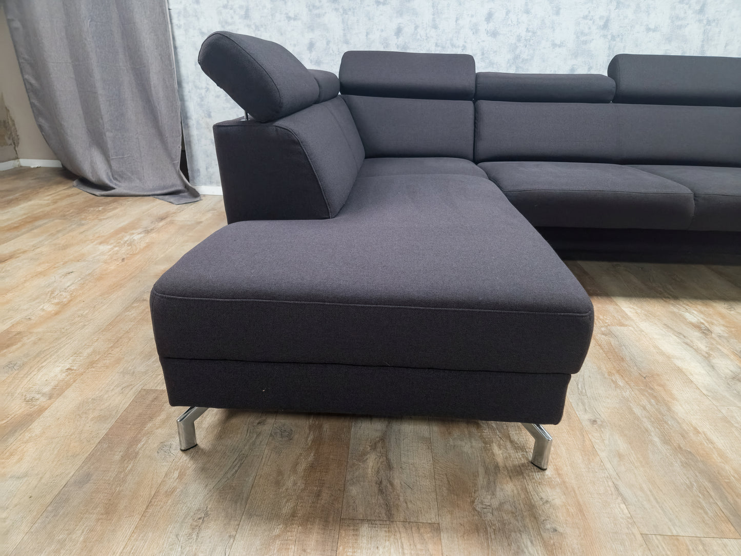 Z.G.A.N Antraciet Montel Modena Hoekbank