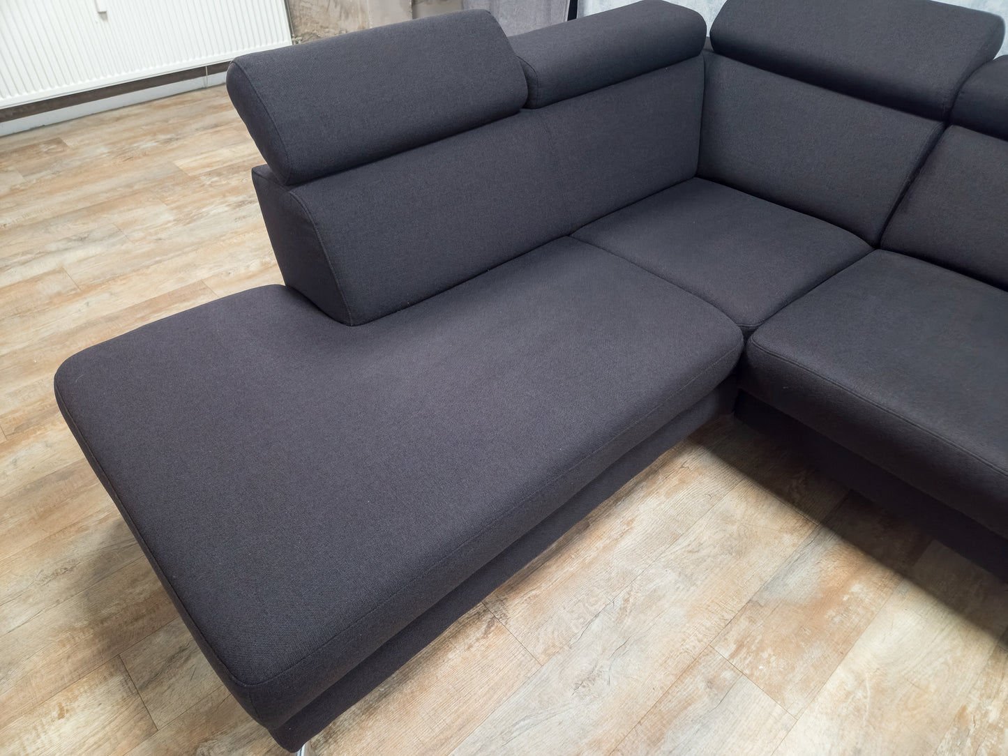 Z.G.A.N Antraciet Montel Modena Hoekbank