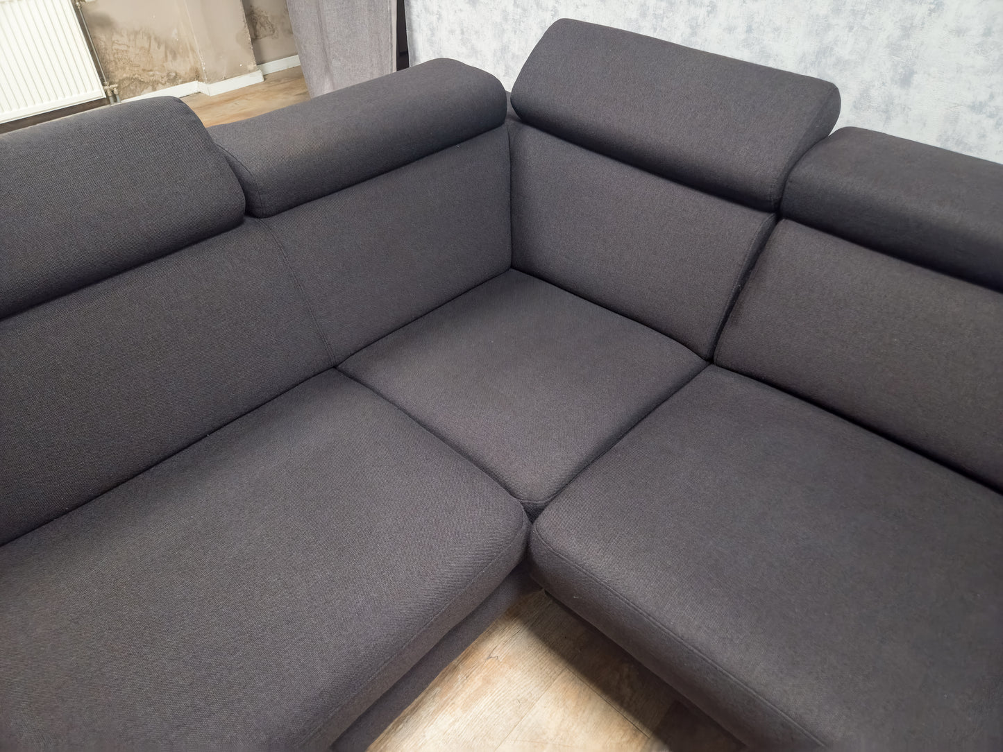 Z.G.A.N Antraciet Montel Modena Hoekbank