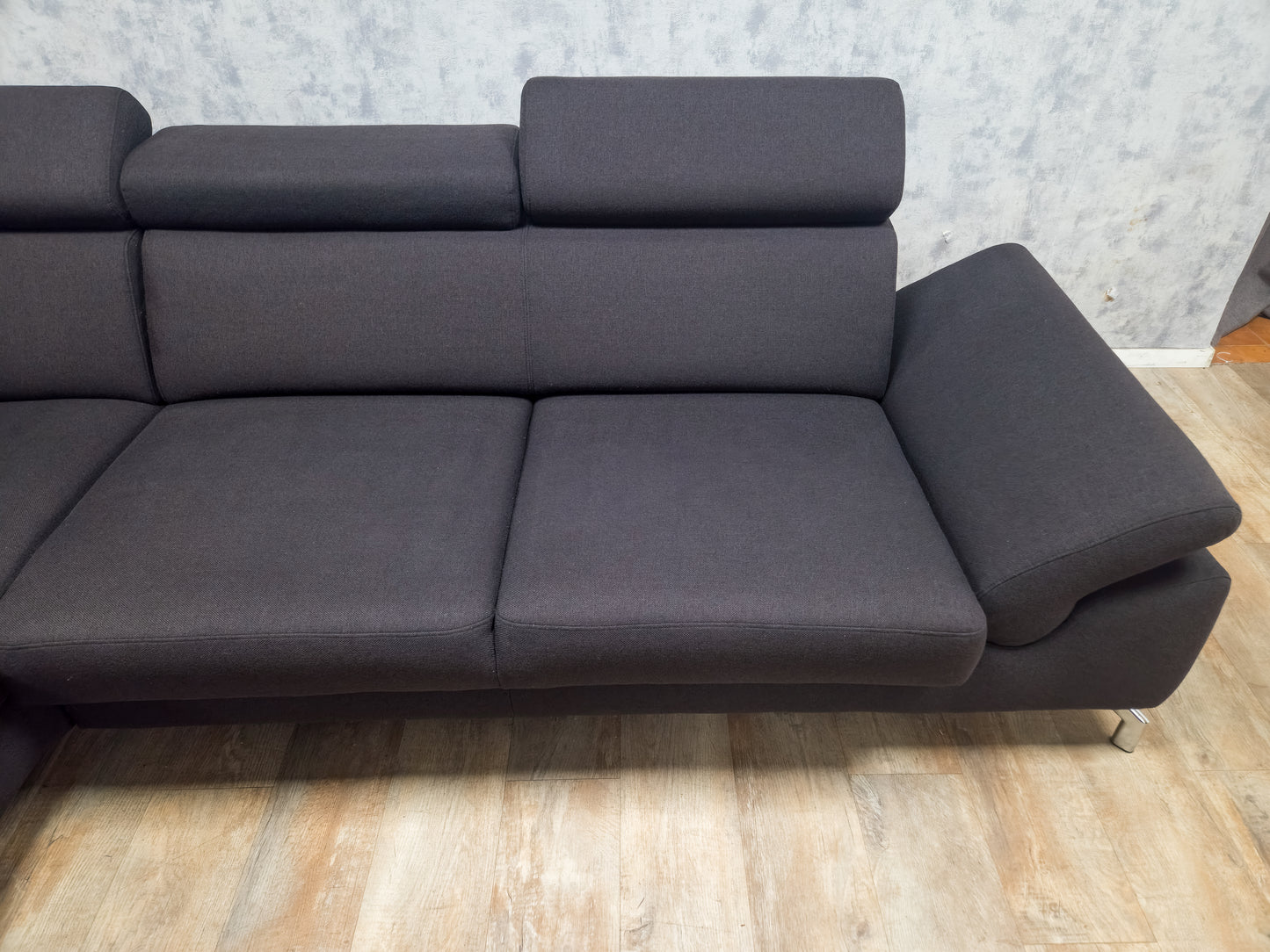 Z.G.A.N Antraciet Montel Modena Hoekbank