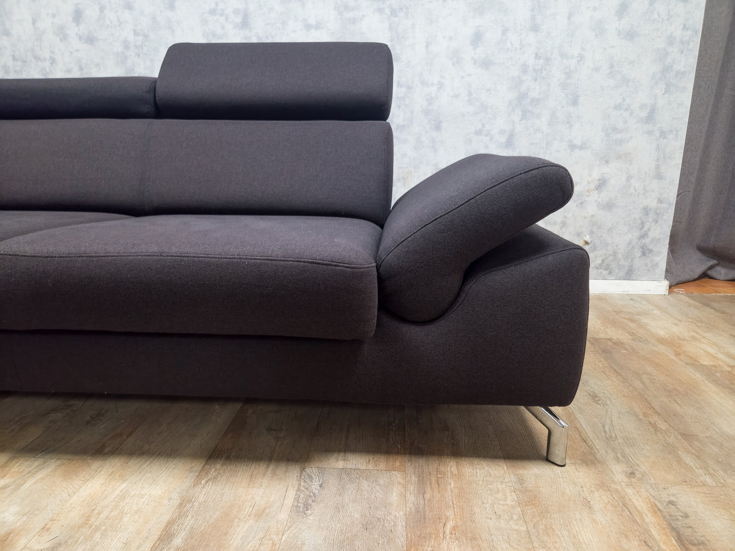 Z.G.A.N Antraciet Montel Modena Hoekbank