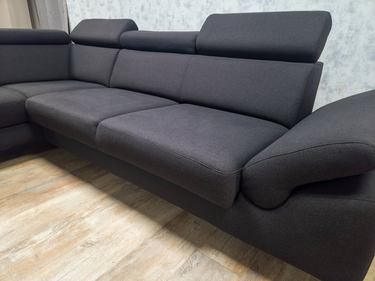 Z.G.A.N Antraciet Montel Modena Hoekbank