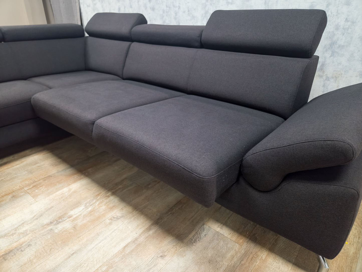 Z.G.A.N Antraciet Montel Modena Hoekbank