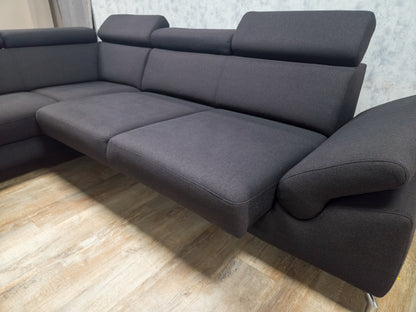 Z.G.A.N Antraciet Montel Modena Hoekbank