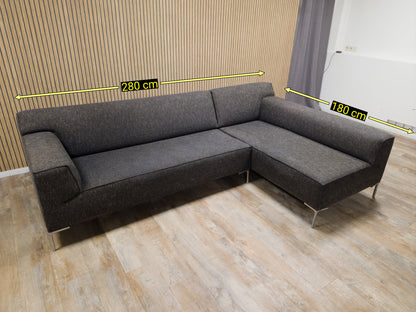 Zeer Mooie BRUIN ANTRACIET Hoekbank van DESIGN ON STOCK BLOQ
