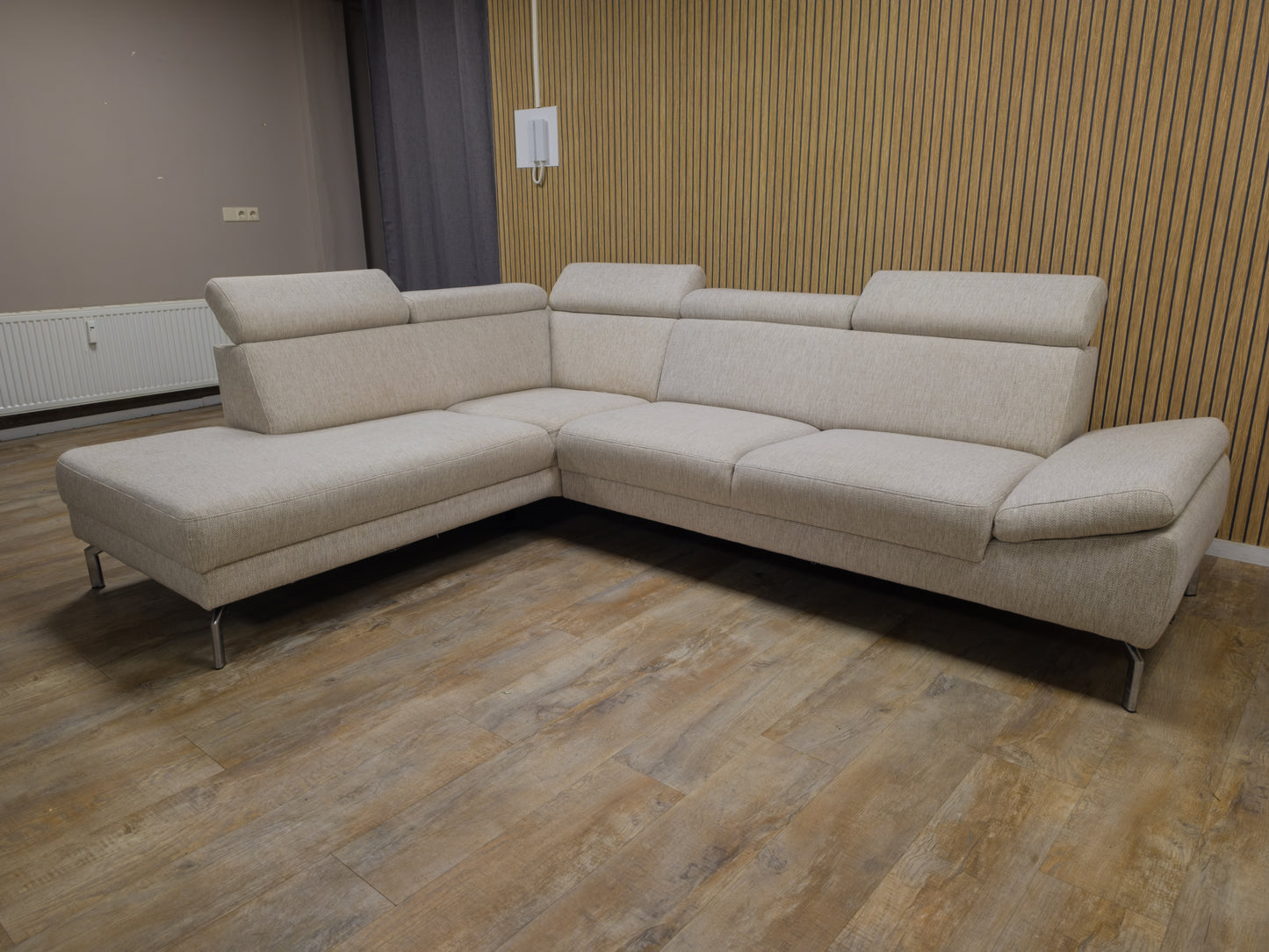 Z.G.A.N BEIGE MONTEL MODENA Hoekbank