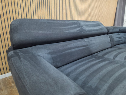 Zeer Mooi Antraciet MONTEL Hoekbank | REFURBISHED