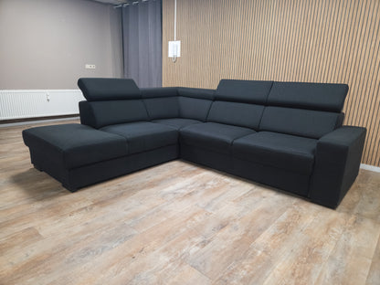 Z.G.A.N Zwart Antraciet Hoekbank