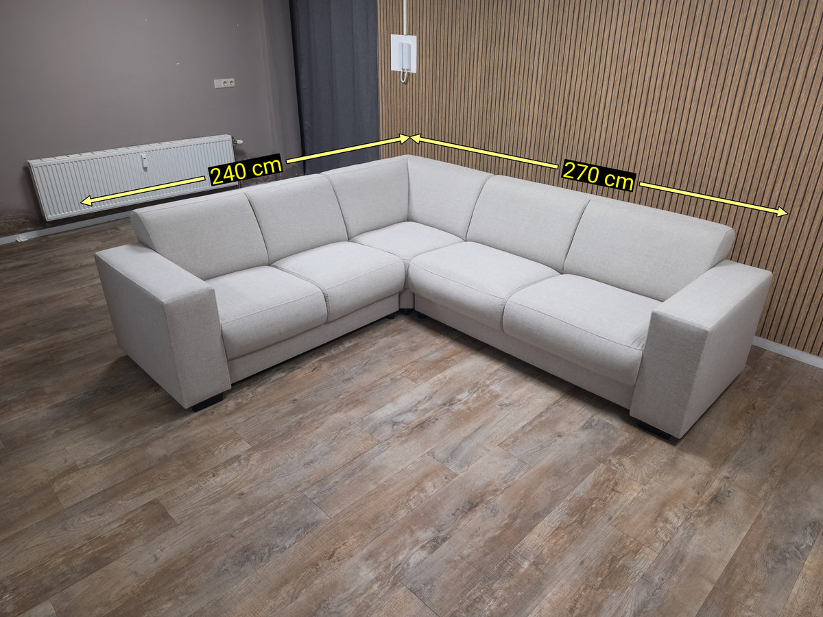 Mooi Nette Licht Beige Hoekbank