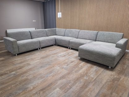 Zeer Mooi Groot Grijs Gemeleerd Modulair Bank