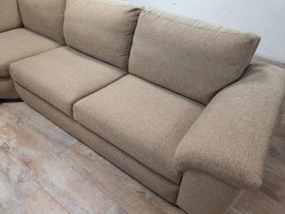Zeer Mooi Groot Beige Hoekbank - BanxteL - 2dehandse Bankstellen