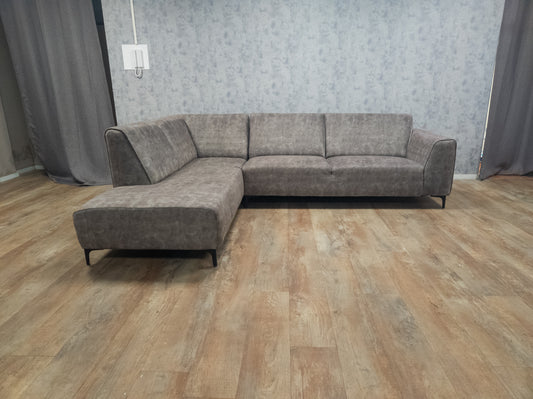 Mooie TAUPE Hoekbank