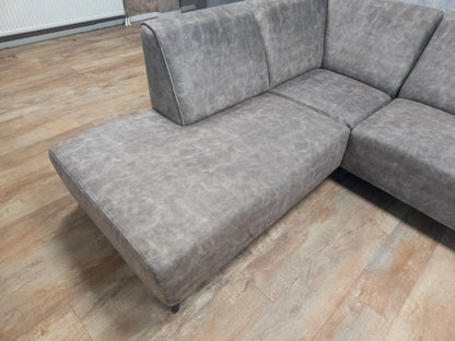 Mooie TAUPE Hoekbank