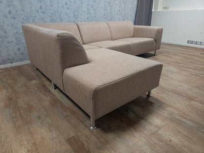 Zeer Mooi Beige Hoekbank
