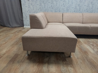 Zeer Mooi Beige Hoekbank