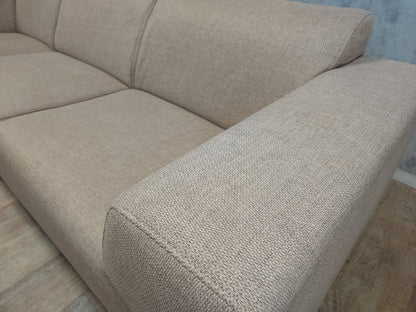 Zeer Mooi Beige Hoekbank