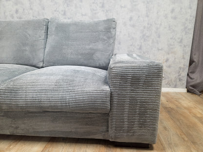 Z.G.A.N Grijs Ribstof Hoekbank