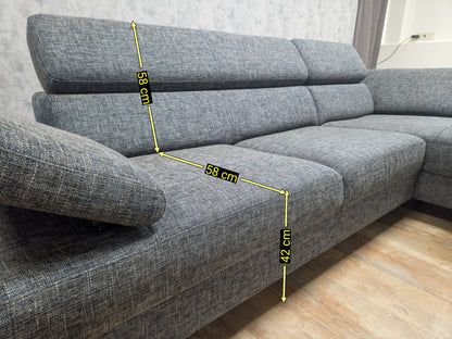 Z.G.A.N Antraciet Antraciet Hoekbank